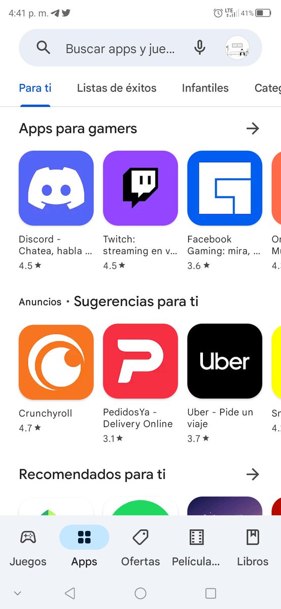 Que bonito se ve Google #PlayStore con #materialyou 
#GoogleIO 
#GoogleIO2022