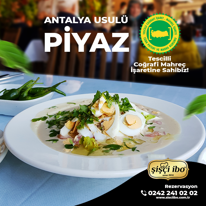 Markalaştığımız dillere destan lezzetlerimizden biri Antalya Usulü Piyazımız. Şişçi İbo olarak Coğrafi Mahreç işaretine sahibiz.
️
#sisciibo #şişçiibo #antalya #konyaaltı #korkuteli #eniyirestoran #antalyanıneniyirestoranı #neredeyemekyenir #antalyarestoranları #piyaz #mahreç