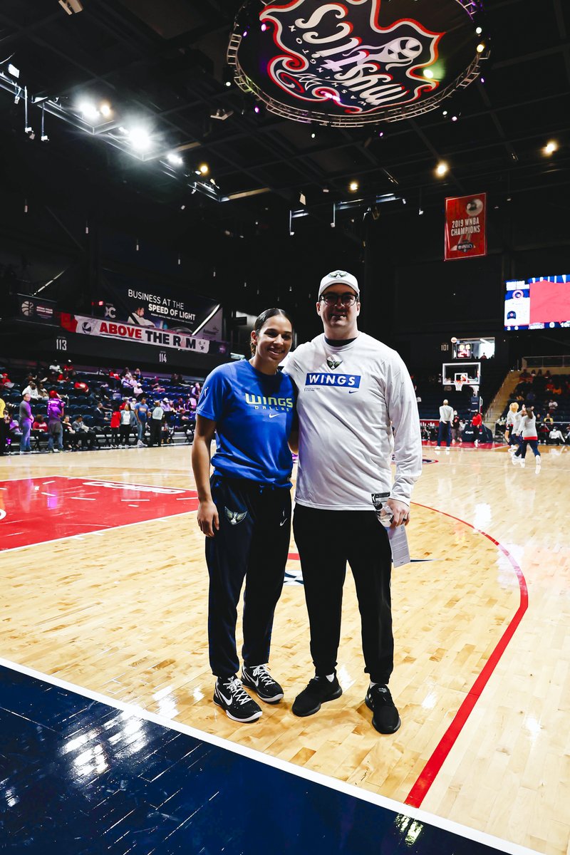 Supporting our DFW teams all the way from Washington D.C.

Let’s go, <a href="/dallaswings/">Dallas Wings</a>!