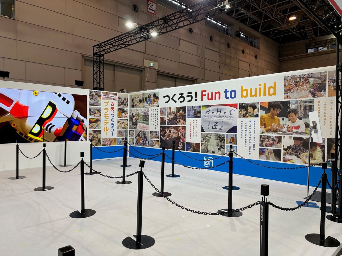 HobbySite's tweet image. 【#静岡ホビーショー ブース紹介！】
本日より一般公開日がスタート！
BANDAI SPIRITSブースの様子をご紹介！

新商品情報はイベントページでも掲載！

詳細はこちら☟
bandai-hobby.net/site/shs22/

#プラモデル #イベント