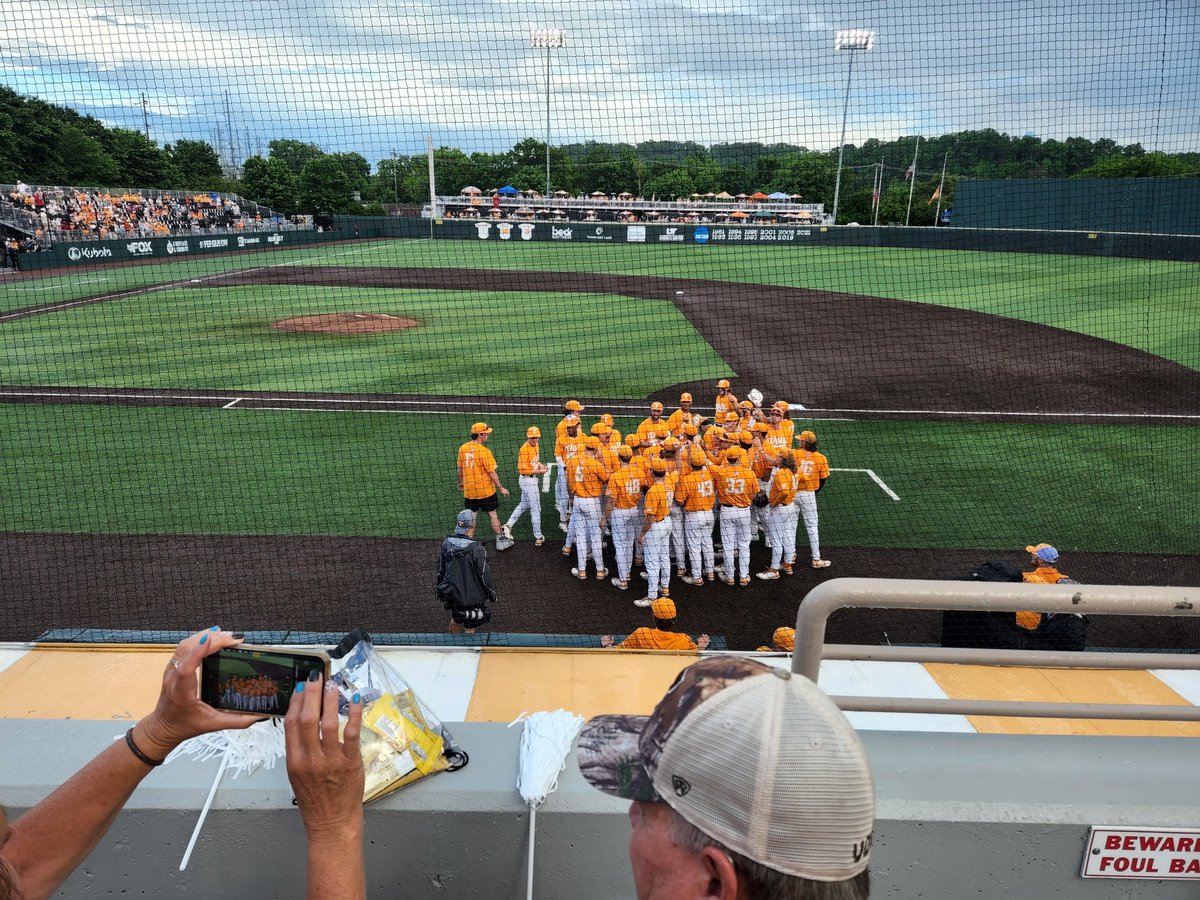 Getting in some Vol baseball!