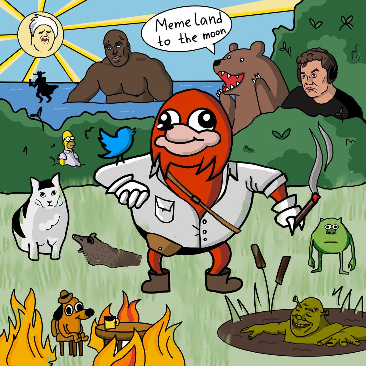 GrinG_NFT's tweet photo. I love you guys! You are the best !🧡
@9gagceo @on9eth
 @keung @bananamilkhin @memeland https://t.co/oaK2mXw9de