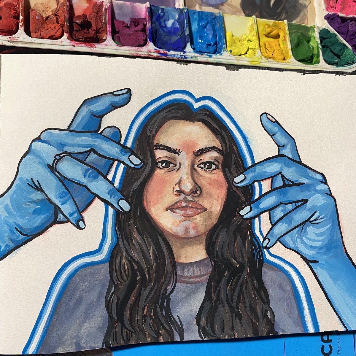 Me paint.