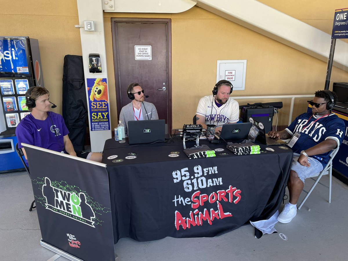 .<a href="/RyanFelt26/">Ryan Feltner</a> makes an appearance on Two Men On! Tune in now! <a href="/610KNML/">95.9 FM & AM 610 The Sports Animal</a>