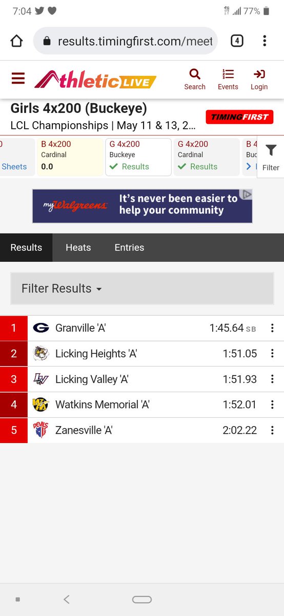 blueace_girlsxc's tweet photo. Girl's 4x200 Way to go, Hope, Avery, Caity and Kylee!!💙♠️💪 https://t.co/LROjRloPz7