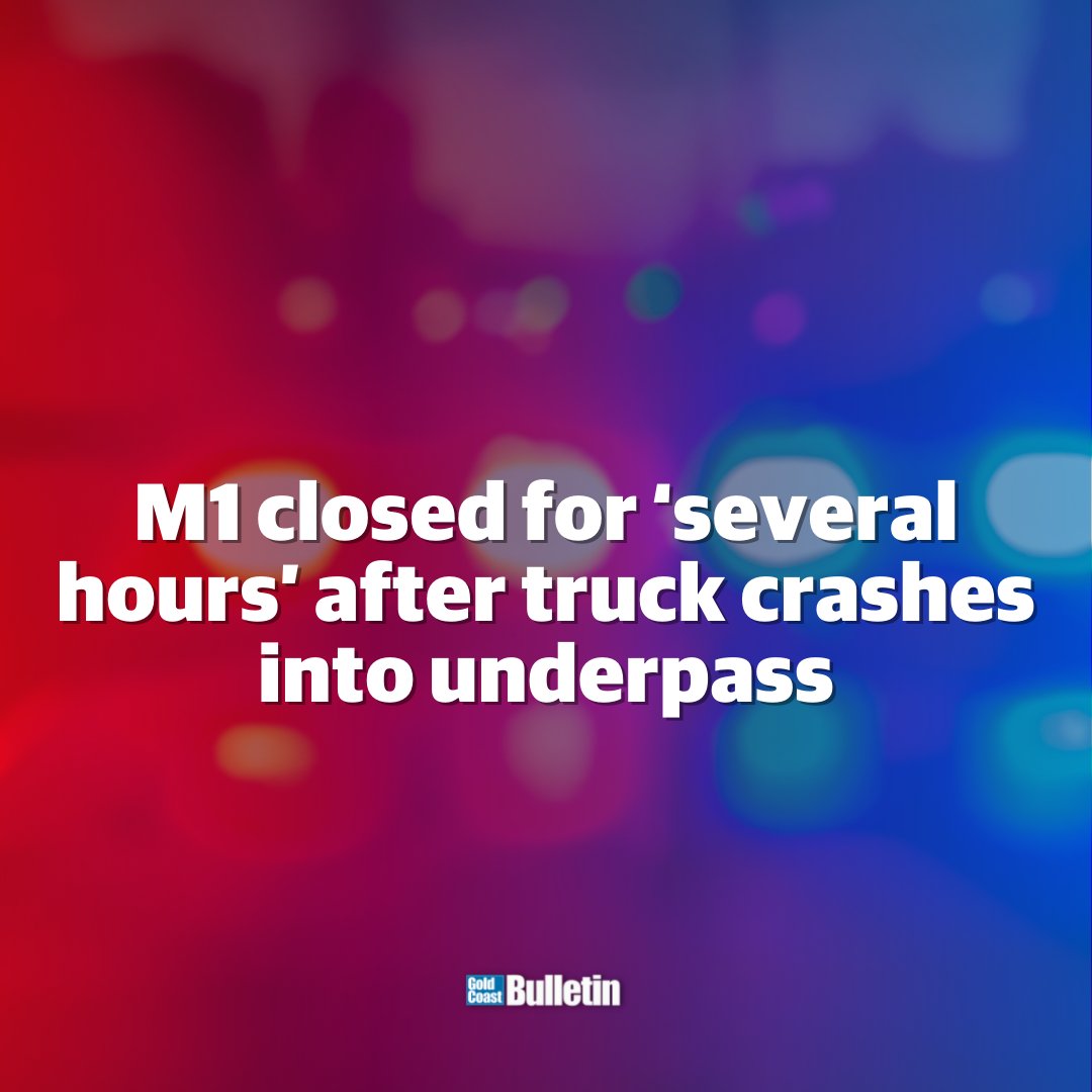 GCBulletin's tweet photo. A major section of the Pacific Highway will be closed for several hours after a truck ran into an underpass and was engulfed in flames.
SEE WHERE ▶️▶️ https://t.co/S9KIY2X6XY https://t.co/MxsB8Tg2mw