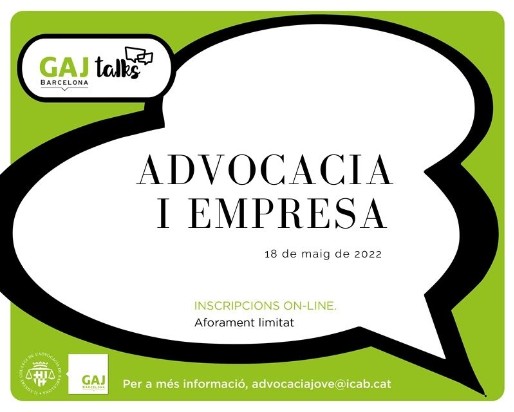 Pimec's tweet photo. El proper 18 de maig el #president @AntoniCanete participarà en el #GAJTalks, moderat per @ajanecrespo
#president del @GAJBarcelona.
Parlarem de temes relacionats amb la societat des de l’òptica del Dret i l’Advocacia jove.
Us hi esperem! 👇
https://t.co/Q74R58nhRW https://t.co/JfbMZNE0c2
