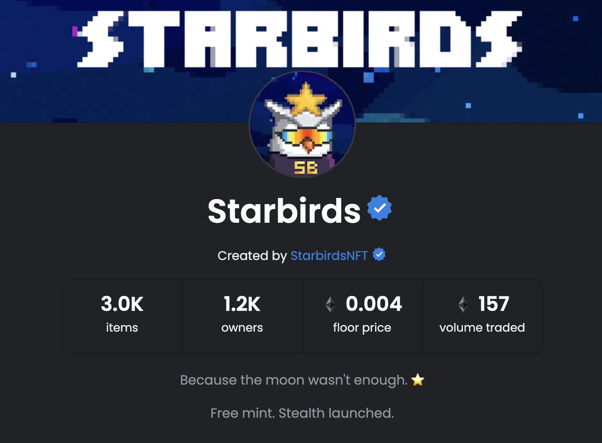 We are officially verified on Opensea! 🌟🦉