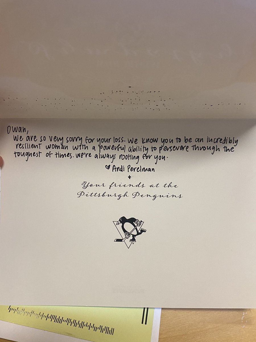 In case anyone needed a reminder of what a top class organization the <a href="/penguins/">x - Pittsburgh Penguins</a> are. I still have tears. #LetsGoPens