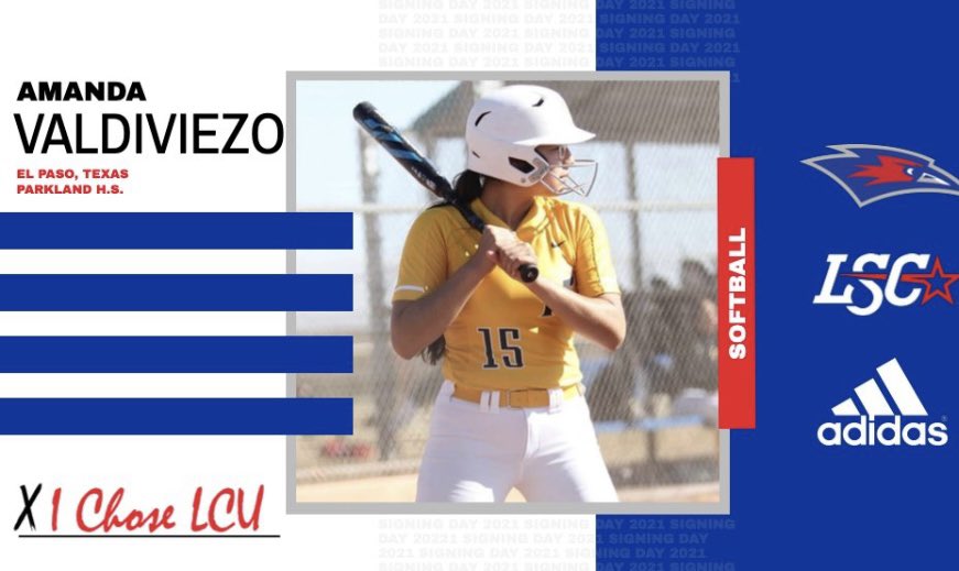 Congratulations to Amanda Valdiviezo in being selected District 2-5A Co-Offensive Player of the Year! Lubbock Christian University is getting a heck of a player! #PARKLANDSOFTBALL #ALLIN 
<a href="/Fchavezeptimes/">Felix Chavez</a> 
<a href="/LCUSoftball/">LCU Softball</a>