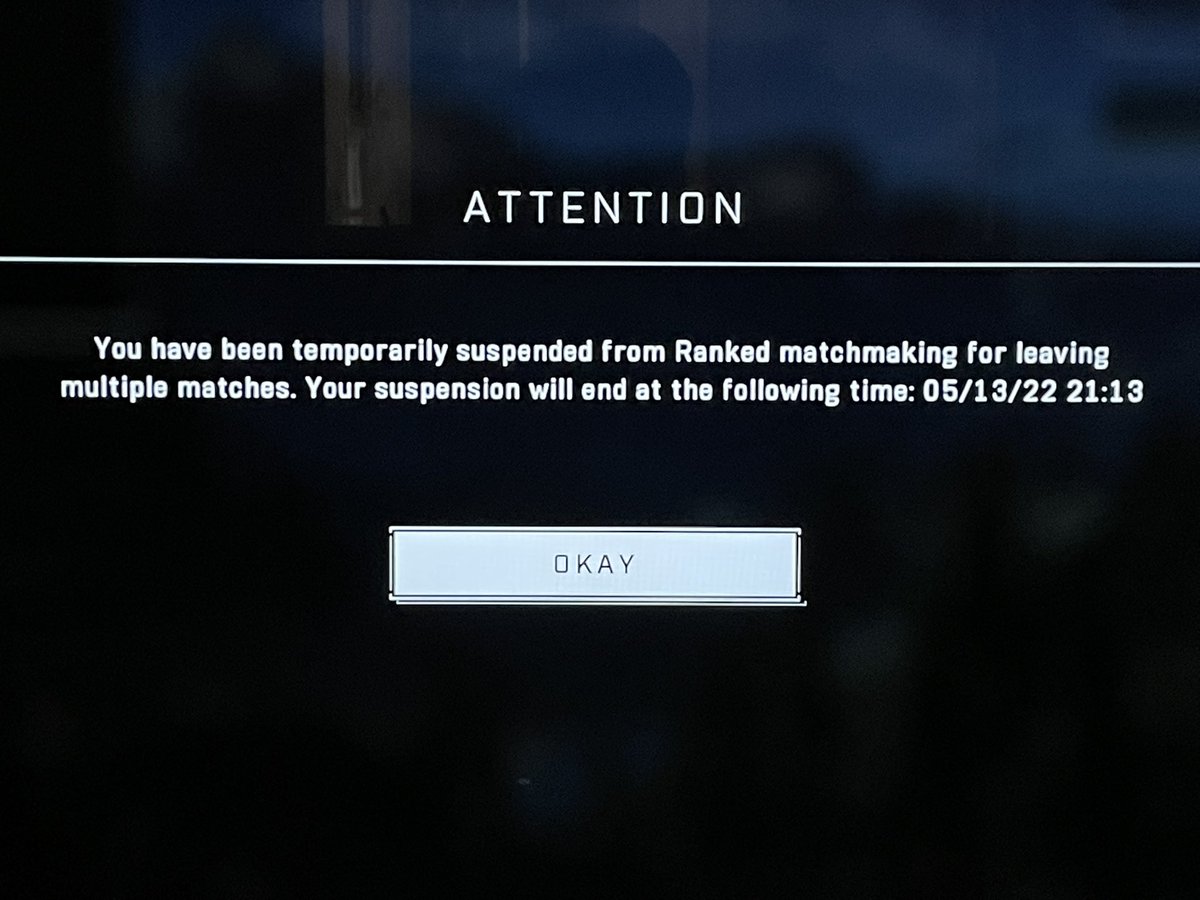 aBitofDoubts's tweet photo. @HaloSupport 3 times suspended in 2 hours by problem with server in game, wft? Horrible experience with this Halo. Fix this shit. No problem with mi ISP by the way.🤬 https://t.co/pm1M3aR0oS