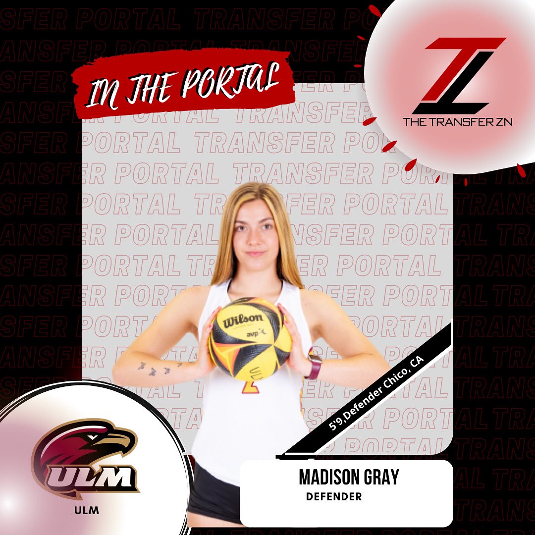 MyVolleyBox's tweet photo. 🚨In The Portal (BEACH)🚨
📝 Madison Gray
🏐Defender (Beach Only)
📖ULM
#transferzn #transferportal #vb #volleyball #airapp #beachvolleyball https://t.co/Hrxn23jBzJ