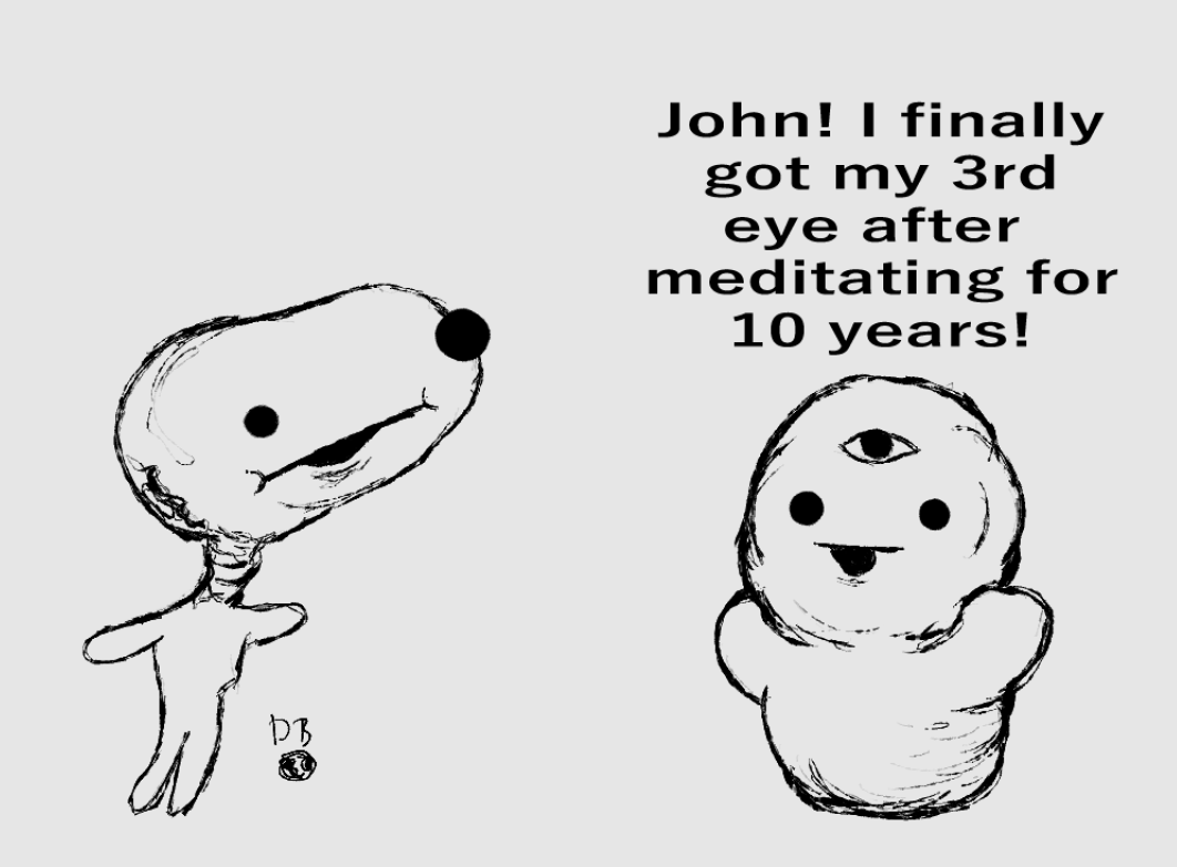 db_witch's tweet photo. Man gets third eye and instantly regrets it https://t.co/yQT5lDyzBh