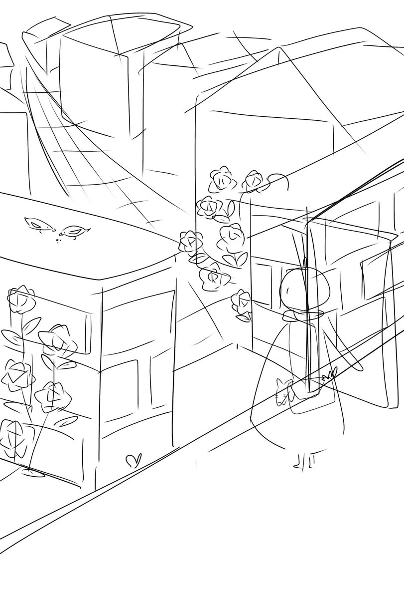 星の王子さまテーマのKAITOくんの絵が描きたいというラフ… 