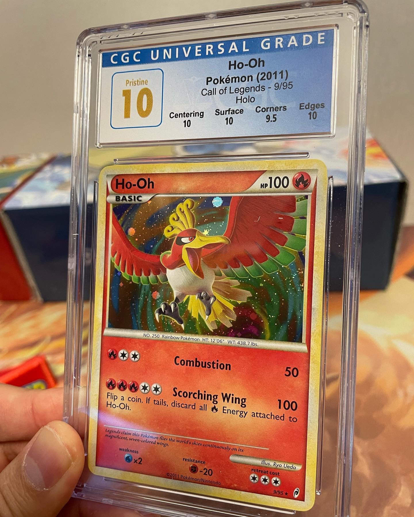 Pokemon Ho-Oh 9/95 Call of Legends HOLO