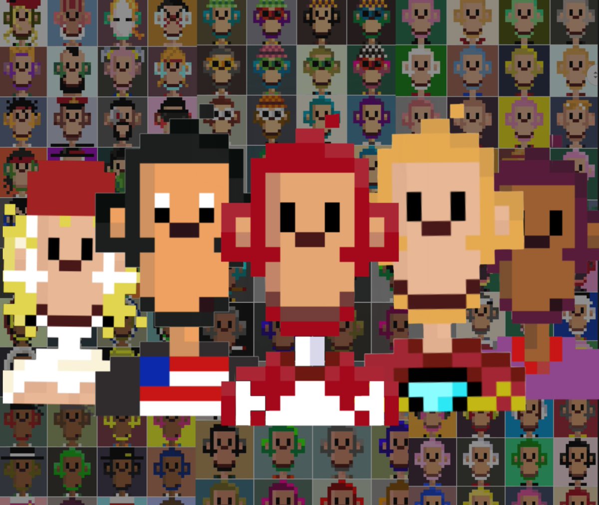 ApePixelApe's tweet photo. @Drop_Your_NFT_ 330++ nfts listed link in bio.. ty for supporting me https://t.co/9jvEPor6Zr
