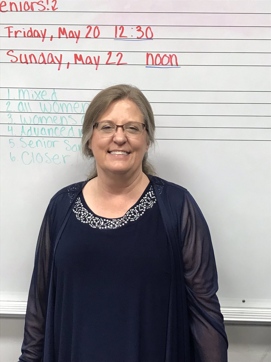Tonight is Mrs. Warner’s final vocal at CCHS. Thank you for everything. Jane is an absolute champion for kids and a rock star teacher!!
