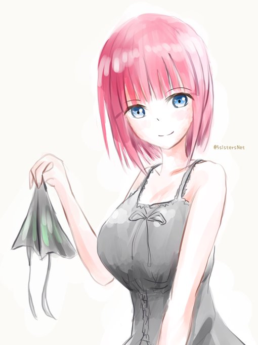 五姉妹ネット🌟五等分の花嫁さんがTwitterに投稿した中野二乃(五等分の花嫁)のイラスト。