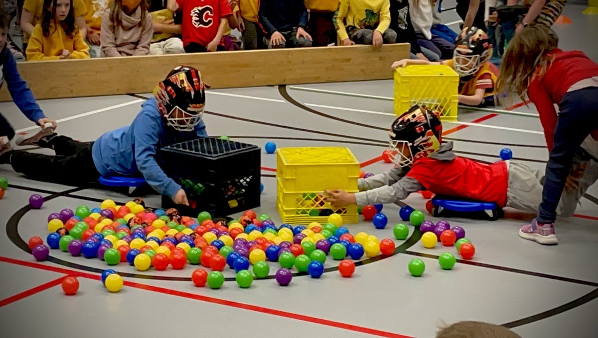 <a href="/bandedpeakrvs/">Banded Peak School</a> leadership students hosted our first big House Event in two years today - Human Hungry Hungry Hippo!  It has been a long time since we have heard this much noise in our gym!  #rvsed