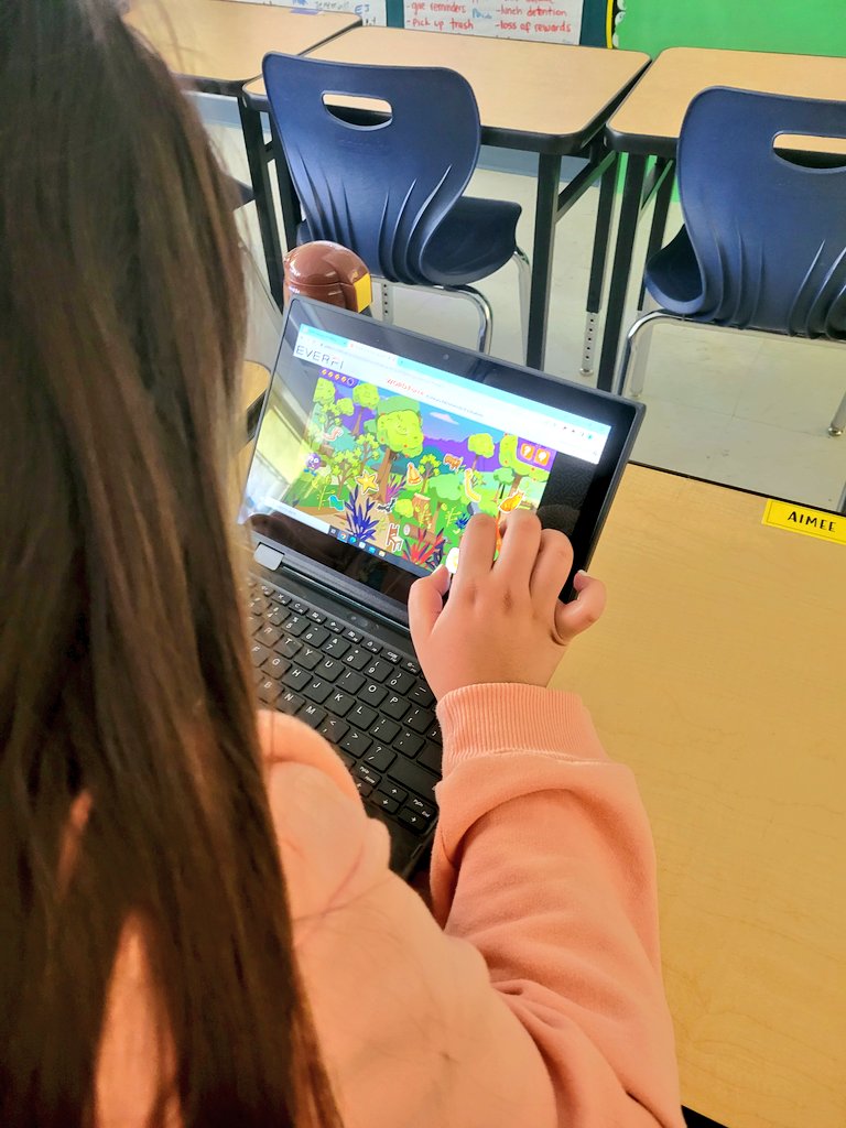 ericphangrath's tweet photo. My 7th Graders finished State Testing, so I took the opportunity to introduce them to #WordForce on @EVERFI. Yes, it's for K-2, but my students' reading levels are K-2. Word Force was engaging, fun and rigorous! 🧡 #lovemyjob #iteachsped #teacherlife #teachertwitter #edutwitter https://t.co/ES5DlDCAF0