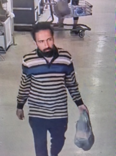 MISSING: Mohammed Sadegh Jaberi-Fard,39 - Last seen May 13, at 5 pm, Markham Rd + Eglinton Av E - 5'9-5'10, 150, light complexion, brown eyes, full beard - Shoulder length dark curly hair - Beige/black striped long sleeve shirt, black pants and shoes #GO883230 ^dh