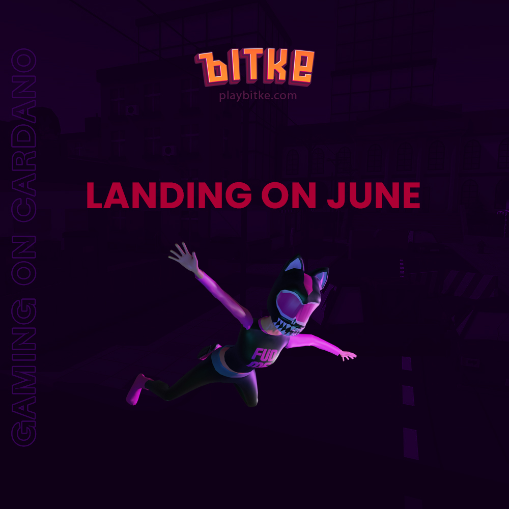 playbitke's tweet photo. Hey #Cardano!
#BITKE is coming. This June you will be able to play our game right after our mint.
We will be a 5x5 paintball fps game using characters as #NFTs.
BITKE Alpha is a 3d jumper platformer game as a tech proof/playground, and it will be ready to play after mint! https://t.co/XrvY2kW8nd