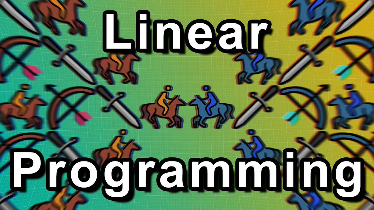 QS2Point's tweet image. Introduction to Linear Programming in Python
buff.ly/3vTa9Vw
#LinearProgramming #Python #Google #Technology #Constrains #Code #Programming #Techniques #TechTips #Code