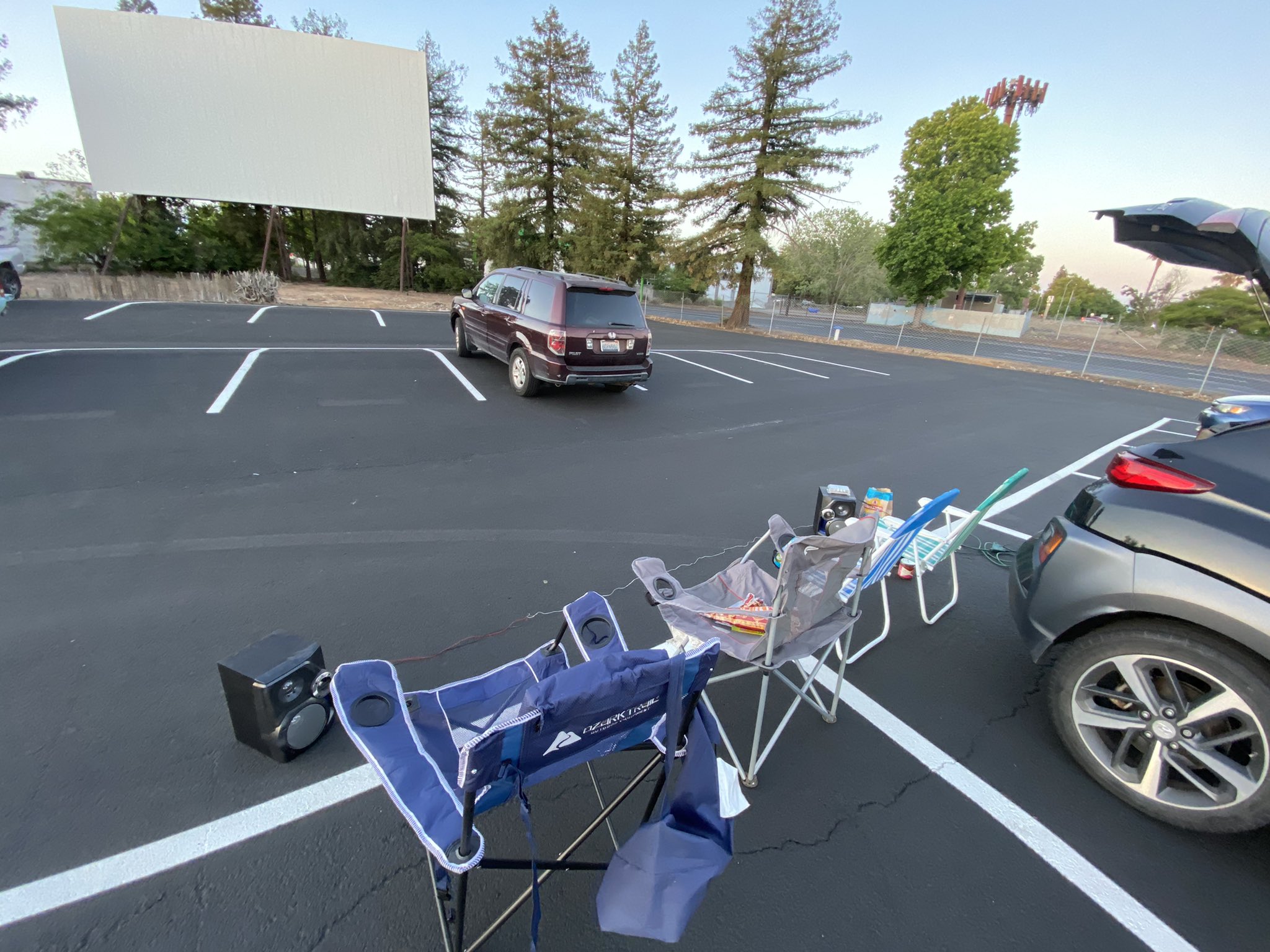 Carlos Barahona on Twitter "Got my ucdavis TGFS drivein movie setup