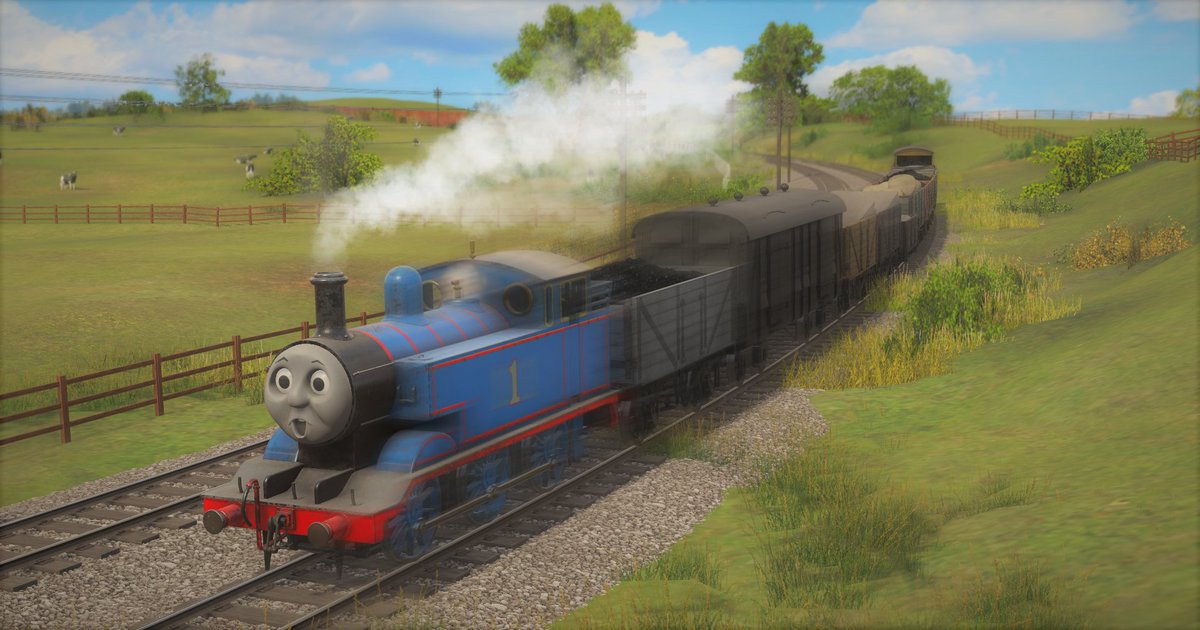 FizzledFirebox's tweet photo. Happy Anniversary 75th, Thomas the Tank Engine! 🎉🚂 https://t.co/nq0gvNQhKH