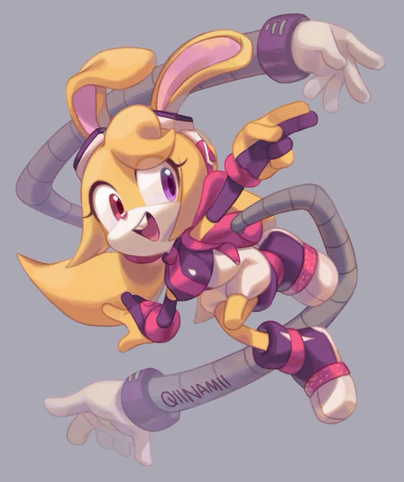 my art trade with @kaiiteaa ! 🐰💜 