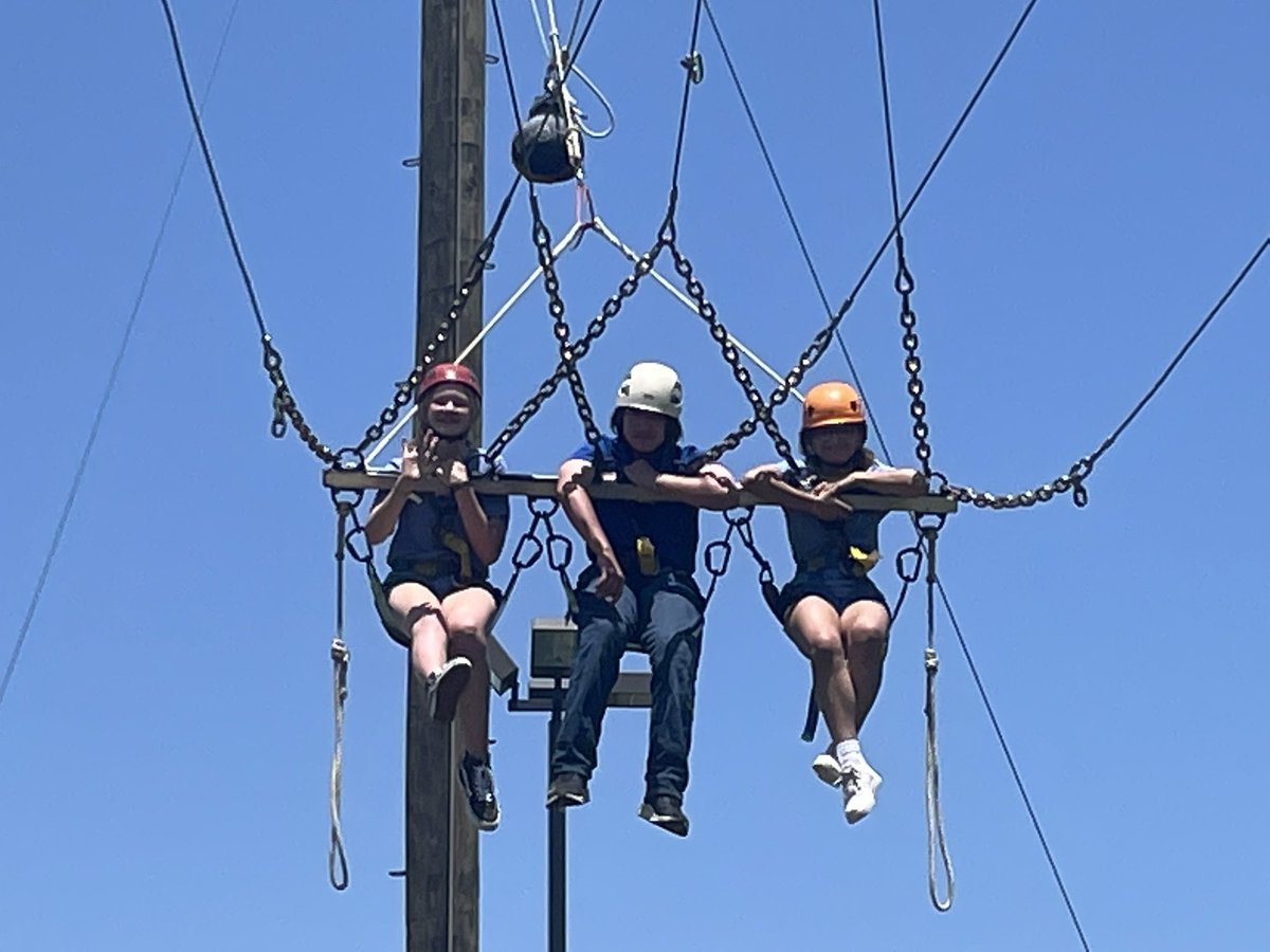 Students <a href="/FWAcademy/">Fort Worth Academy</a> spent the day team building at Camp Thurman. Love getting to interact with the kids outside of the classroom.