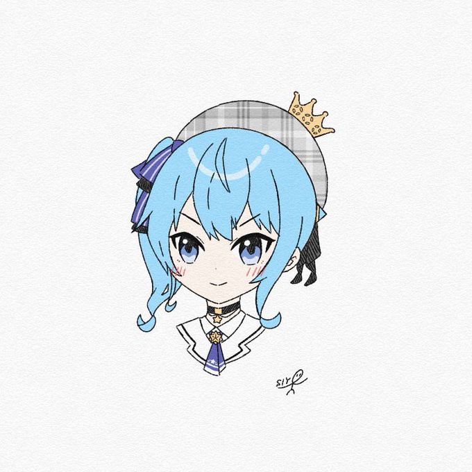 デフォルメじゃないすいちゃん描いてみた!!
#ほしまちぎゃらりー  #星街すいせい 