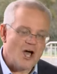 JulianAndrew63's tweet photo. Scott Morrison says of Australians: "Now in a time of crisis they needed my protection, they needed my strength. In a time of opportunity they need my encouragement, they need my facilitation, they need my enthusiasm..." https://t.co/lMqFFZ3n9p