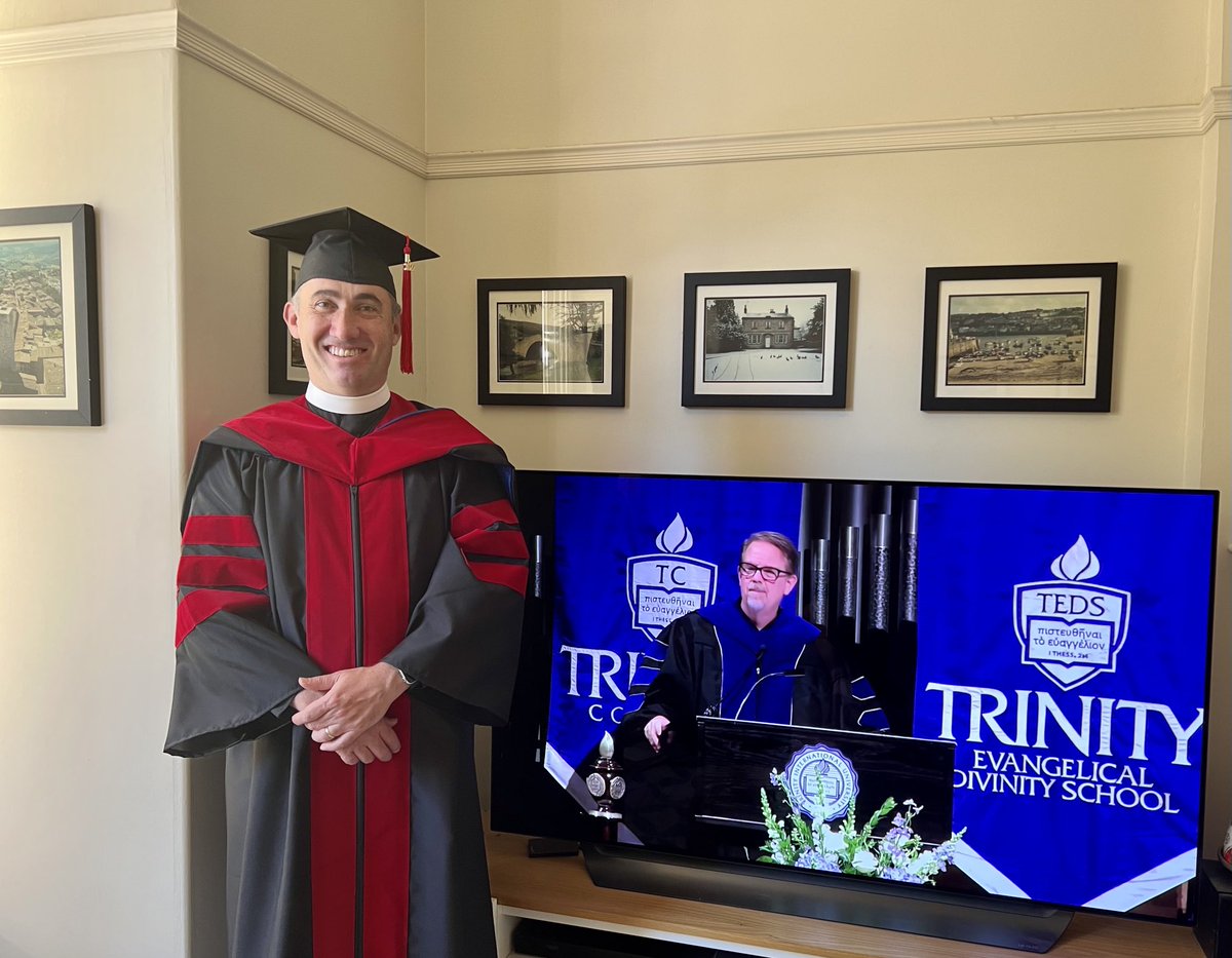 gavperkins's tweet photo. ⁦@edstetzer⁩ thanks for such a great address at TEDS Commencement today. Not there in person but watching on from Australia. https://t.co/sIXTYaUrup