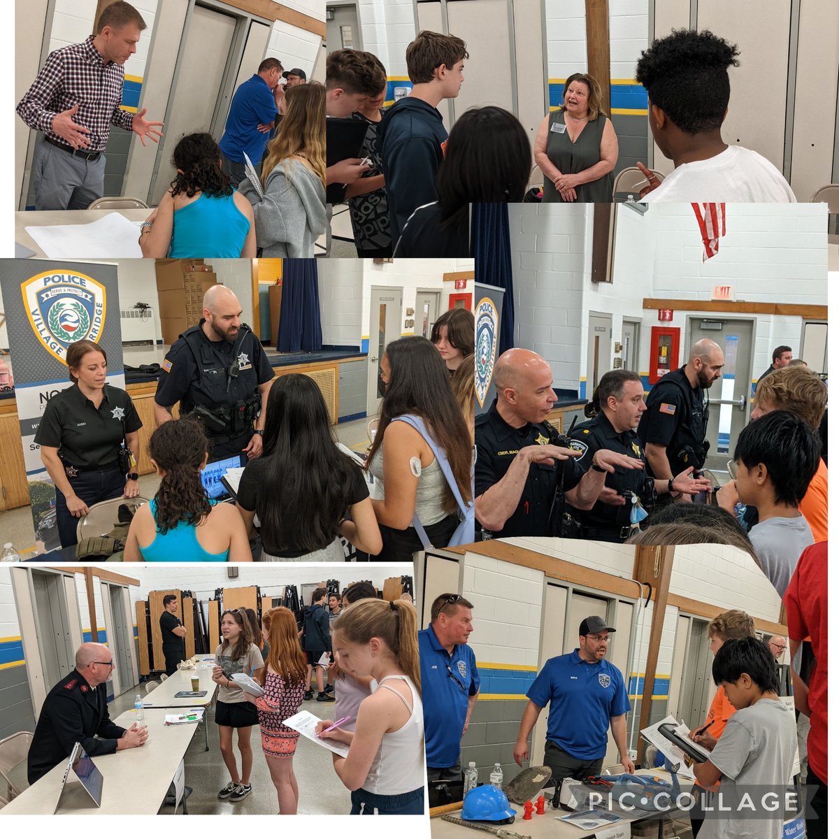 So grateful for our community members and leaders who took time today to speak to our middles about their careers #pennoyerpride