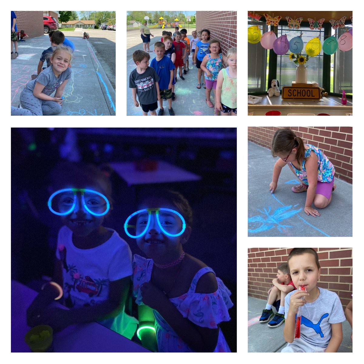 MrsCoffmanSES's tweet photo. It always fills my heart to hear, “today was the best day ever!” Our balloon countdown started today! We had a glow party, sidewalk chalk, AND popsicles too! #LPSelma https://t.co/j47KxJo8v6