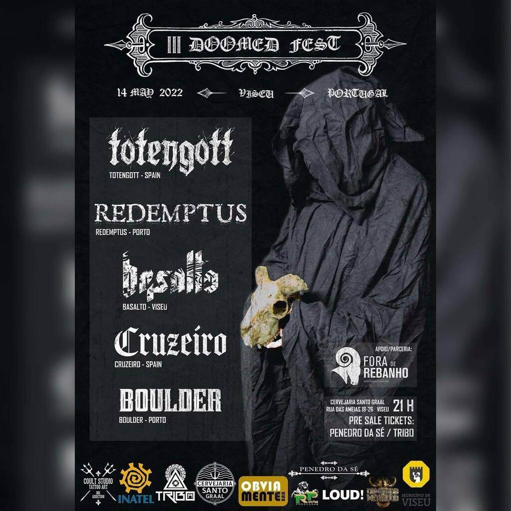 MosherTV's tweet photo. III DOOMED FEST em Viseu. Hoje. 

🎟 Envia-nos o teu cartaz por email ou DM e divulgamos o evento! 🎟 #moshertv https://t.co/rEjyIdE13t https://t.co/16cnVrnykk