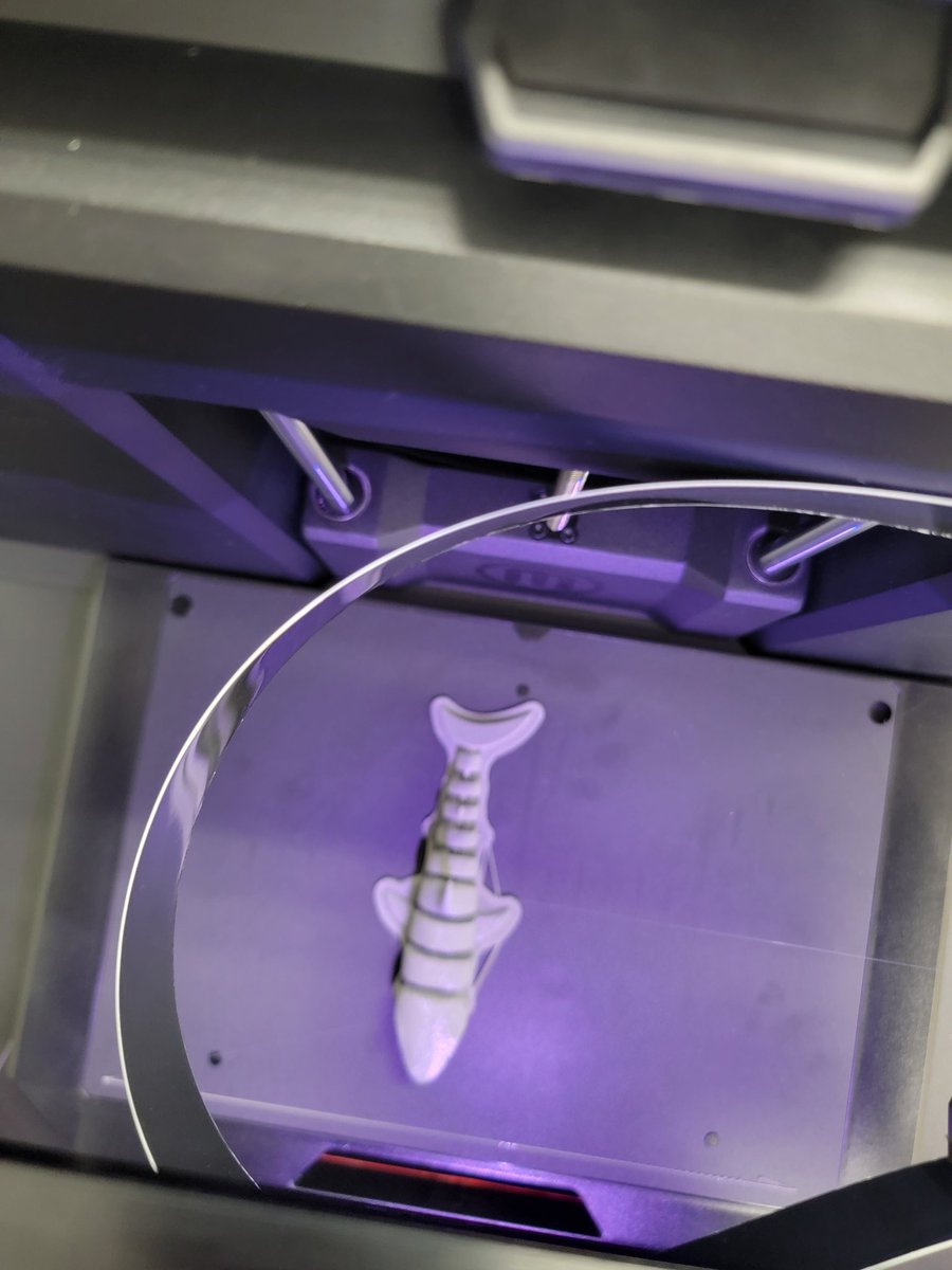 Mrs_Marotta_lib's tweet photo. 3rd grade finishing the Ocean Unit! What do we build... a Shark! Thank you @Mr_Rossler for allowing me to teach about 3D printing! #libraryisfun #STEAMinginthelibrary #schenectadyrising #learningindifferentways https://t.co/lTpw97NjIN