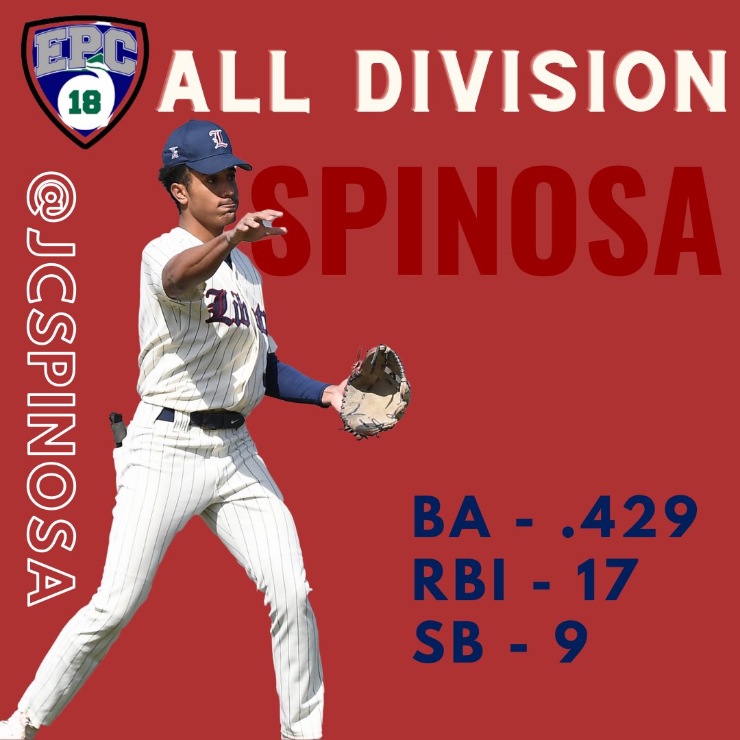 Congratulations to All-Division infielder JC Spinosa!! Proud of you!