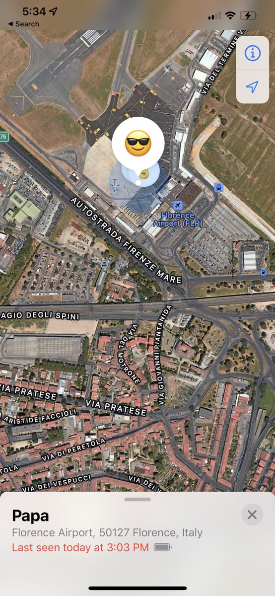 Krovblit's tweet photo. Day 5, I have never seen something like this in my life. Luggage still in Florence, no updates on claim from @Iberia_en yet. Thanks @Apple for helping me track my luggage. https://t.co/XH5Ght0uyD