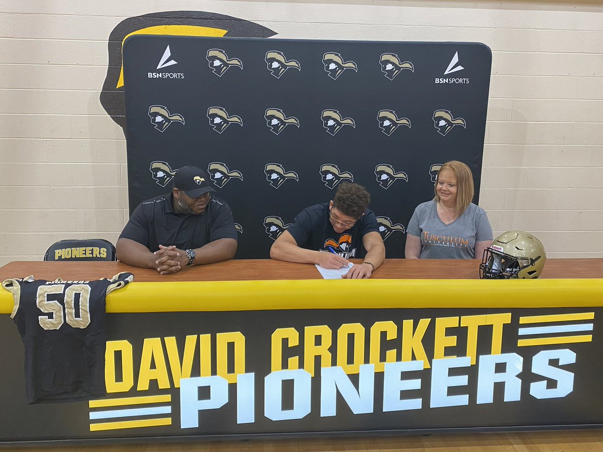 We would like to congratulate our very own Dominic Hopper on signing a Letter of Intent to play at Tusculum University today! We are so proud of you and can’t wait to watch you continue your playing career as a Pioneer!