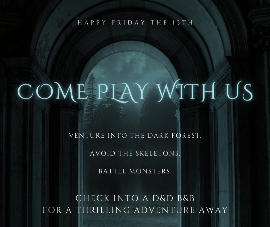 AdventureAwaymd's tweet photo. Happy Friday the 13th. This is the holiday to enjoy some Dark Souls. #darksouls #comeplaywithus #gamingretreat #bedandbreakfast #dungeonsanddragons #ttrpg #entreprenerd #rpgweekend #weekendgetaway #frederickmd #games https://t.co/EwDZWsxdIl