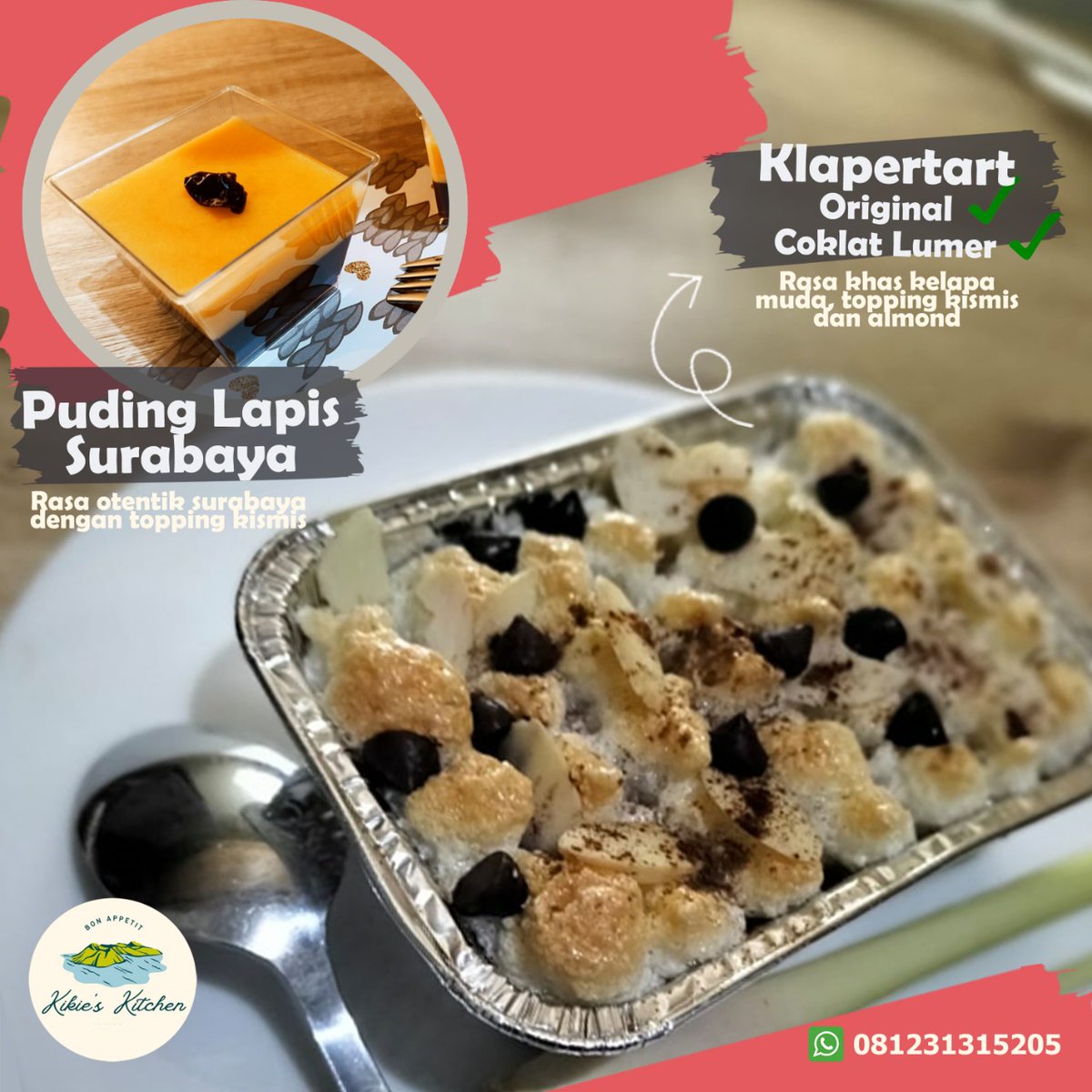 herdasa_k's tweet photo. Kalo malam minggu kamu blm ada rencana atau masih galau,coba deh kamu pesan klapertart surabaya cobain semua menu pasti gak bakalan galau lagi...ditunggu ordernya https://t.co/GMc75PcW5V