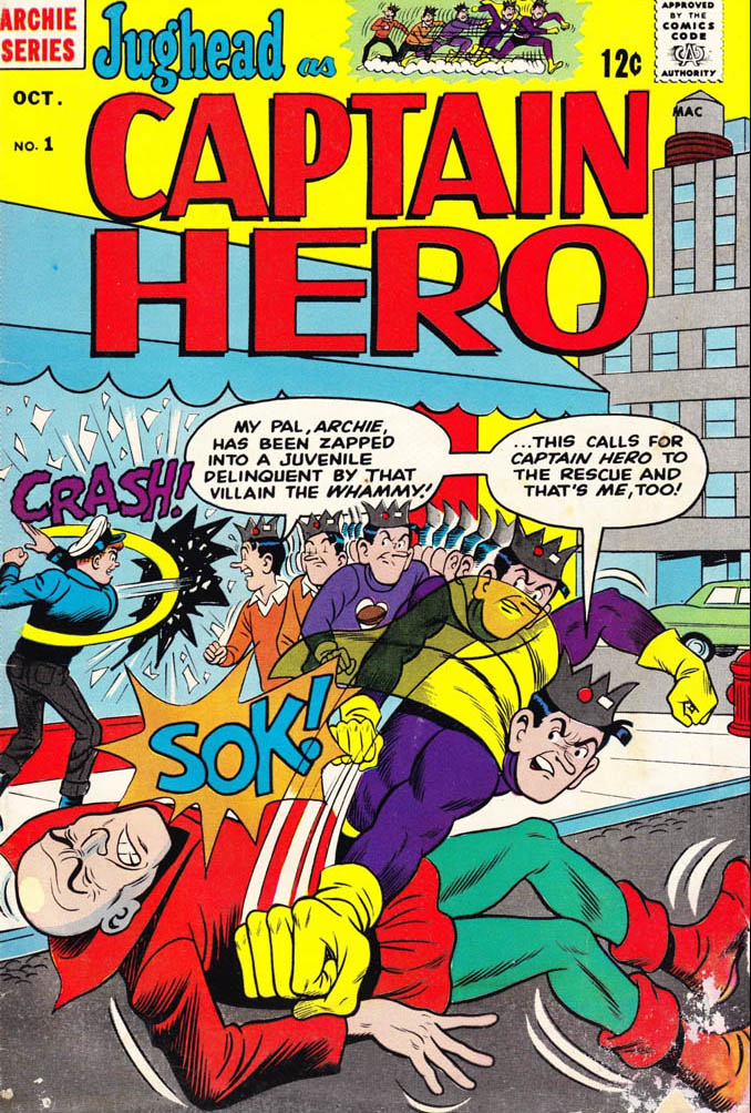 DT2ComicsChat's tweet photo. Just in case you didn't know
#Riverdale
Archie, Jughead, and Betty
really were superheroes at one point
in the comics.
#CaptainPureheart
#CaptainHero
#SuperTeen https://t.co/xUYgP3XXqQ