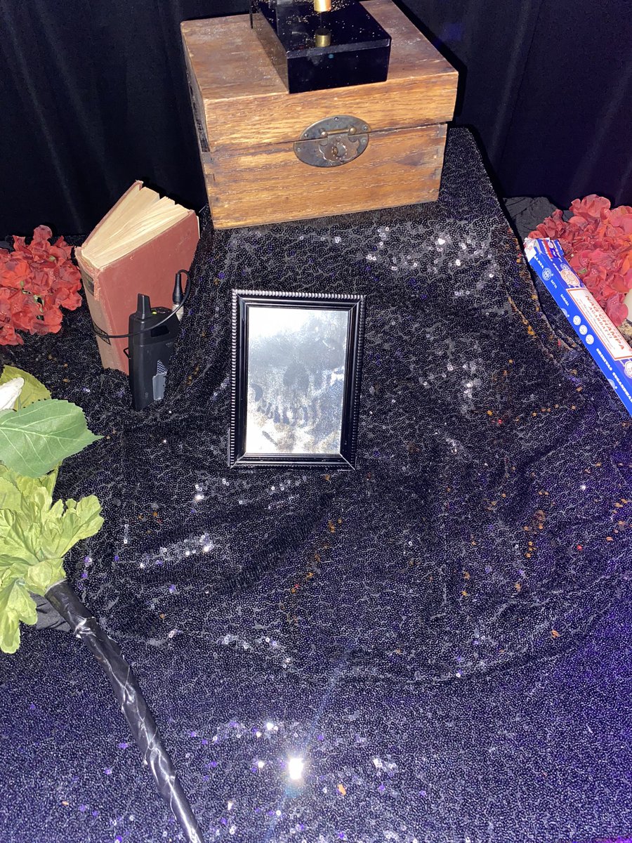 Took a picture of this mirror at The Haunted Tavern last night. Happy Friday the 13th!