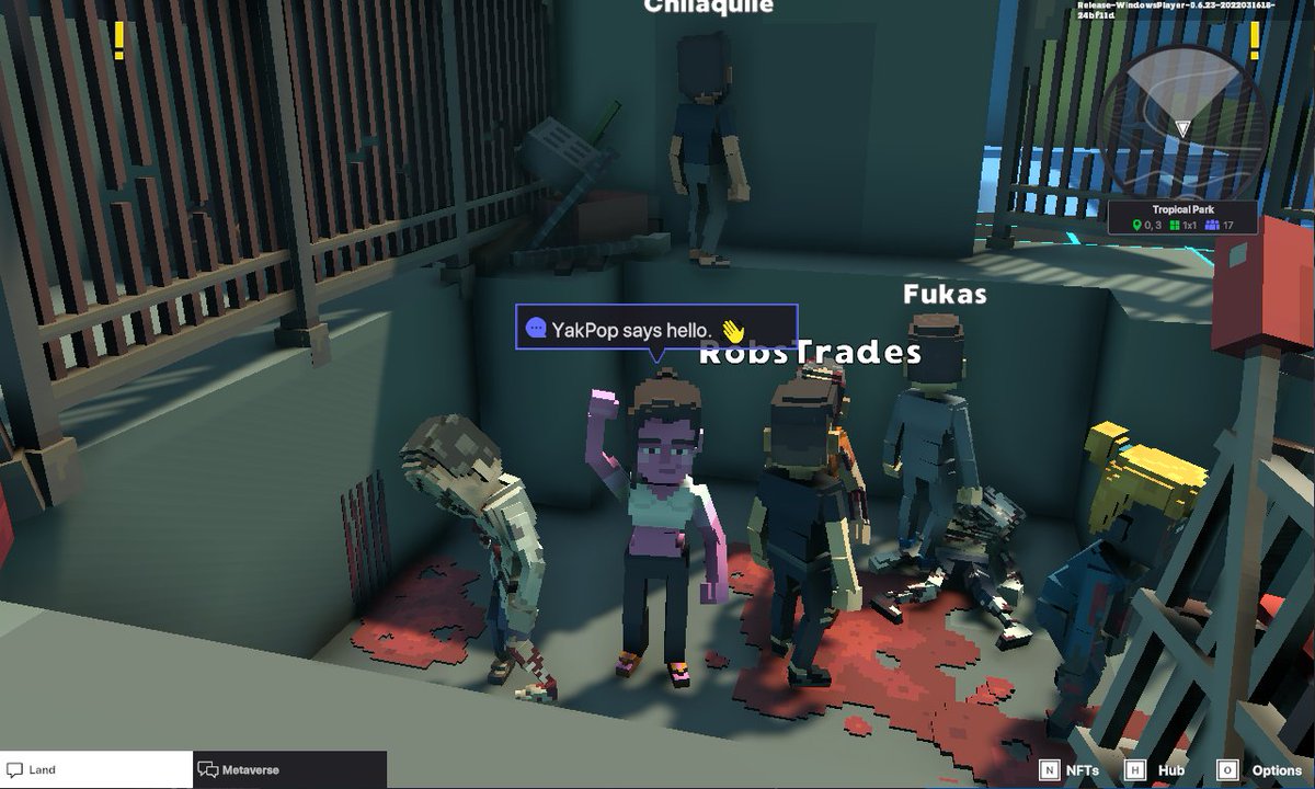 YakpopY's tweet photo. @TheSandboxGame Zombies around me. so fear https://t.co/IvrnGKjHup