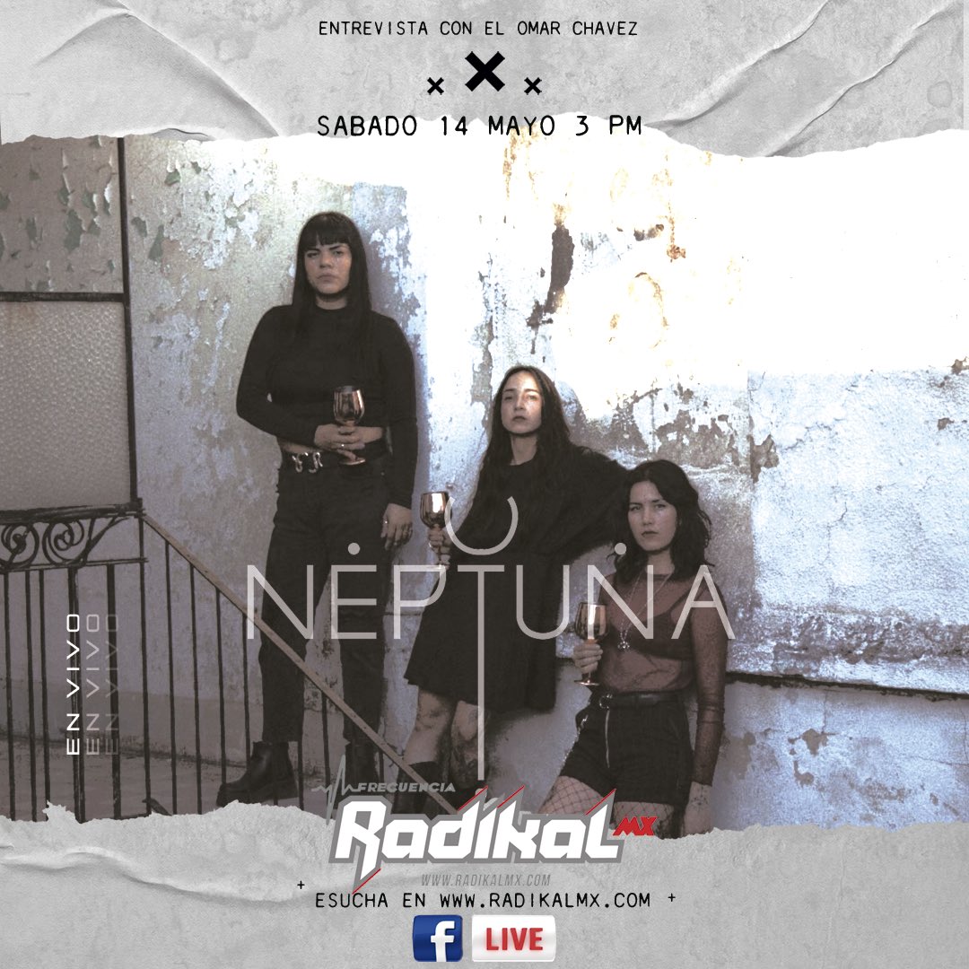 MXRadikal's tweet photo. @NEPTUNAMUSIC en entrevista con @ELOMARCHAVEZ este sábado 14 de mayo a las 3 pm.
https://t.co/oQ3CWIrV1N https://t.co/0Dd5vyesfE