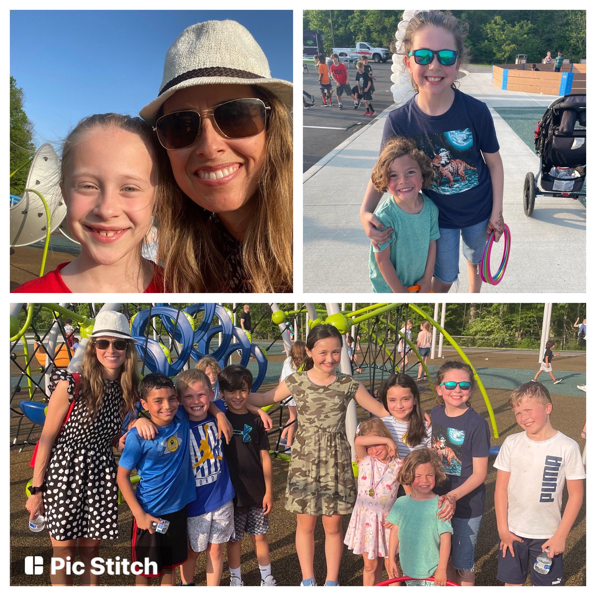 Having fun at the CCE Block Party! ☀️Love opportunities to bring my family and class family together. Watching these third graders interact with my littles melts my heart💙