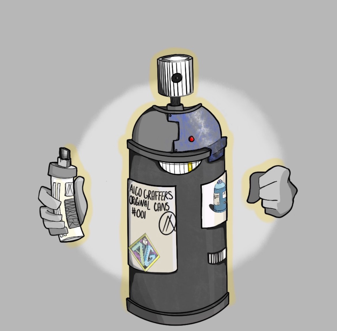 algograffers's tweet photo. Algo Graffers Original can #001 join the discord to see when you can get your hands on A Algo graffer. #algofam #AlgoNFTs #AlgorandNFTs  #algograffers                                    https://t.co/YWQ3UwE4Cs https://t.co/75aNR8x4HH
