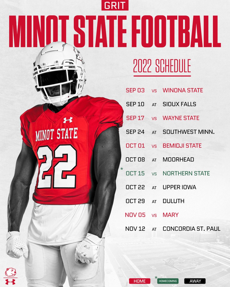 MSUBeaversFB's tweet photo. ❗️2022 SCHEDULE RELEASE❗️
We kick off our 2022 campaign with a home opener against Winona State!! Season ticket details to come in the next couple weeks Beaver Nation!
#GRIT🦫
#BuildTheDam🪵 https://t.co/xWdNwufoyb